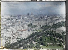 Image représentant Panorama pris de la tour Eiffel en direction des Invalides