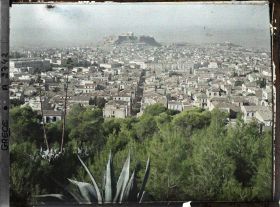 Image représentant Panorama sur la ville vers l'Acropole, depuis le Mont Lycabette
