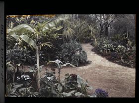 Image représentant Allée de jardin, terre rouge