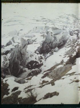 Image représentant France Les Alpes, Glacier des Bossons : Séracs de la Rive Droite du Glacier Supérieur des Bossons