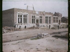 Image représentant France, Bailleul, Maisons en reconstruction