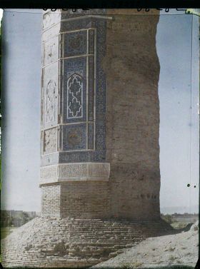 Image représentant Afghanistan, Hérat, Revêtement base gd minaret "faïences"