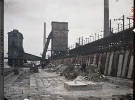 Image représentant Prusse, Ickern Vicktor, Les fours à Coke en réparation