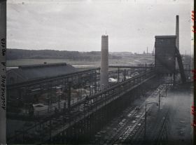 Image représentant Prusse, Ickern Vicktor, Vue panoramique sur les fours à Coke (batterie C.D.)