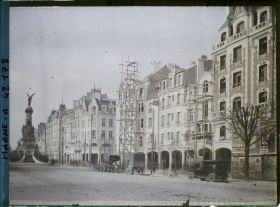 Image représentant France, Reims, Place Drouet d'Erlon, réfection des anciens arceaux