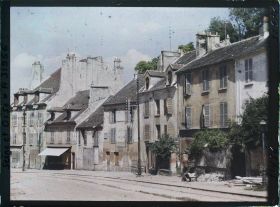 Image représentant France, Port de Marly, Les Vieilles Maisons à l'entrée de la Ville