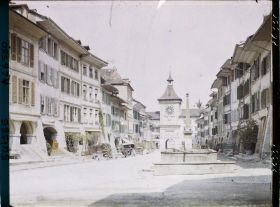 Image représentant La Hauptgasse (Grand-Rue) et la porte de Berne