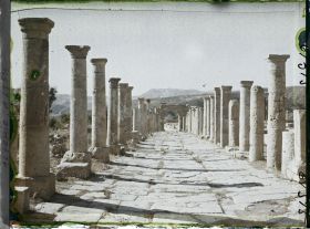 Image représentant Le cardo maximus vestiges de de l acité antique Cuicul