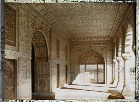 Image représentant La partie sud de l'appartement privé de l'empereur (Khas Mahal) dans le fort Rouge (Lal Qila)