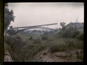Image représentant France, Flirey, Pont détruit du Chin de fer de Toul à Thiaucourt.