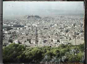 Image représentant Panorama sur la ville vers l'Acropole, depuis le Mont Lycabette