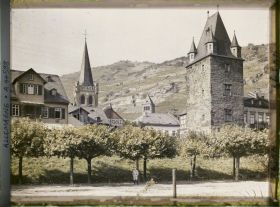 Image représentant Allemagne, Bacharach, Vieille Tour et Eglise St Pierre