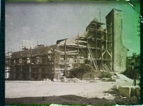 Image représentant France, Nomény, L'Eglise en reconstruction