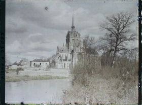 Image représentant France, Braine, Vue vers l'Eglise