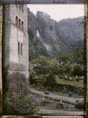 Image représentant L'église et le cimetière de Meiringen