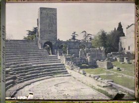 Image représentant Les gradins du théâtre antique