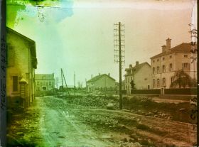 Image représentant France, Fresnes en Woëvre, Reconstructions rue de Metz