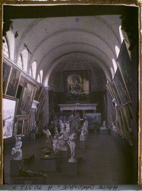 Image représentant La salle de peintures modernes du musée des Augustins, avec le tableau Entrée de Mehmet II à Constantinop