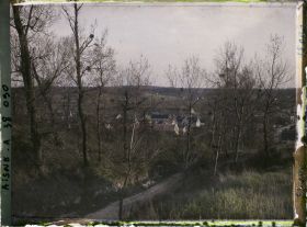 Image représentant France, Bazoches, Le Village au Soleil Couchant