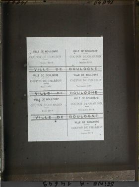 Image représentant Feuille de coupons de charbon