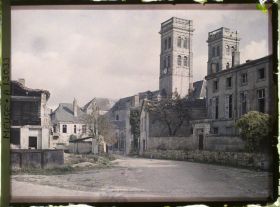 Image représentant France, Verdun, Place Chatel, Cathédrale