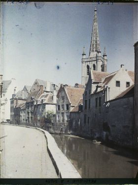 Image représentant Belgique, Louvain, Bords de la Dyle et Ste Gertrude