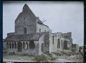 Image représentant France, Cauroy, L'Eglise, vue d'ensemble