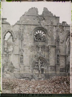 Image représentant France, Péronne, Eglise St Jean, Porche Central