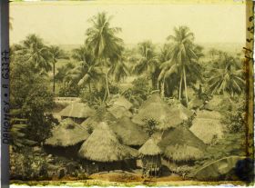 Image représentant Village de cases traditionnelles vers la plaine de l'Ouémé