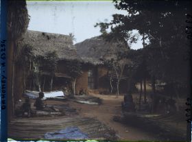 Image représentant Travaux de vannerie dans le village