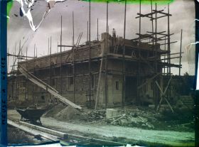 Image représentant France, Eix, Eglise en reconstruction