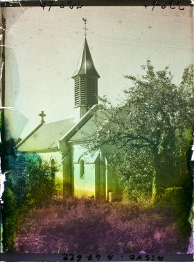 Image représentant France, Pasly, Abside de l'Eglise reconstruite