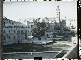 Image représentant Vue vers le sud-ouest de l'Esplanade Sacrée (Haram el Sherif)