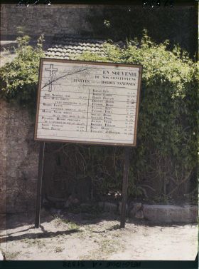 Image représentant Belgique, Hastière, Emplacement où furent fusillés le 3 août 1914, vingt habitants du Village