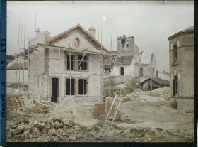 Image représentant France, Nogent l'Abbesse près Reims, Les Maisons neuves et la Vieille Eglise