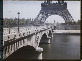 Image représentant Le pont d'Iéna et la tour Eiffel