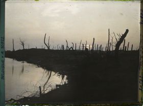 Image représentant Belgique, Lombartzyde, Coucher de Soleil devant Nieuport