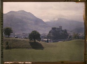 Image représentant France, Lourdes, Panorama sur le Château et le Pic de Ger