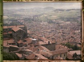 Image représentant Panorama de la ville pris du rocher Corneille