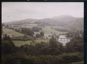 Image représentant France, Cambo, Panorama pris depuis le Haut - Cambo