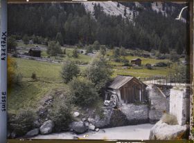 Image représentant Un moulin sur la Viège près de St-Nicolas