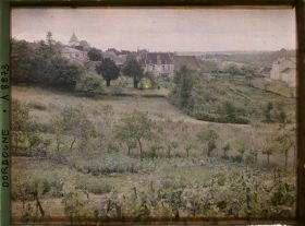 Image représentant France, Bourdeilles, Thénon grands effets de toits