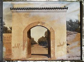 Image représentant Entrée du jardin du Dar el Maghzen