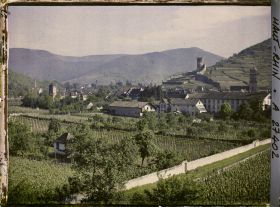 Image représentant France, Kaysersberg, Vue d'ensemble de la Ville : vue prise vers le nord