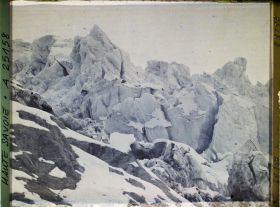 Image représentant France Les Alpes, Glacier des Bossons : Séracs du Glacier Supérieur des Bossons