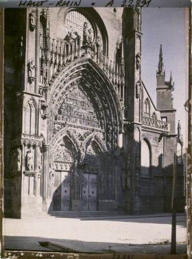Image représentant France, Thann, Portail ouest de la Cathédrale