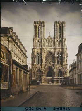 Image représentant France, Reims, Façade de la Cathédrale