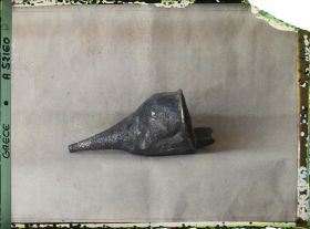 Image représentant Vase (à boire : Rhyton ?) ciselé, provenant de Mycènes