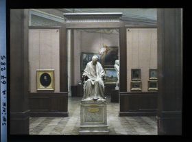 Image représentant Statue de Voltaire assis par Houdon (au Petit Palais ?)