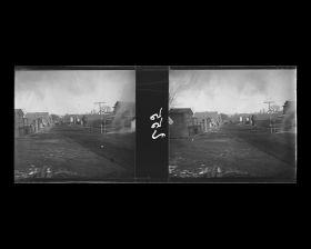 Image représentant Un village vue depuis le train